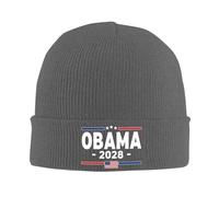 Berretto A Maglia Obama for President Obama 2028 Black Leggero Inverno Cappelli Sportivo Beanie Hat per Snowboard Ciclismo Donna