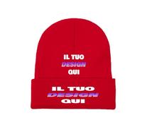 Berretto a Maglia Personalizzata per Uomo e Donna - Cappello Invernale Personalizzate Il Tuo con Foto Testo Nome/Logo - Crea Il Tuo Cappello Caldo Unico - Regalo Unisex