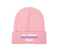 Berretto a Maglia Personalizzata per Uomo e Donna - Cappello Invernale Personalizzate Il Tuo con Foto Testo Nome/Logo - Crea Il Tuo Cappello Caldo Unico - Regalo Unisex
