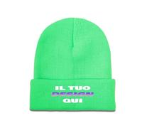 Berretto a Maglia Personalizzata per Uomo e Donna - Cappello Invernale Personalizzate Il Tuo con Foto Testo Nome/Logo - Crea Il Tuo Cappello Caldo Unico - Regalo Unisex