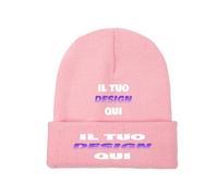 Berretto a Maglia Personalizzata per Uomo e Donna - Cappello Invernale Personalizzate Il Tuo con Foto Testo Nome/Logo - Crea Il Tuo Cappello Caldo Unico - Regalo Unisex