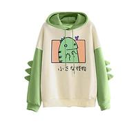 Berretto alla moda da donna con cuciture a maniche lunghe nel gusto di un maglione in pile stampato Neon, verde, XL
