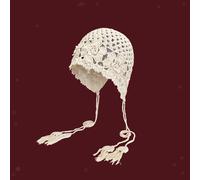 Berretto all'uncinetto, morbido, traspirante, estivo, per donna, all'aperto,