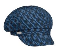 Berretto Antipioggia Twotone Newsboy by Seeberger blu scuro One Size