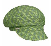 Berretto Antipioggia Twotone Newsboy by Seeberger verde One Size