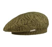 Berretto Basco a Maglia Uni by Seeberger oliva One Size