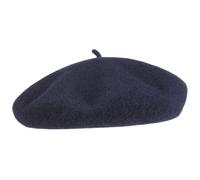 Berretto Basco con Cachemire e Fodera by Barascon blu scuro 59 cm