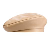 Berretto Basco da Donna in Pelle Classic by Lierys beige One Size