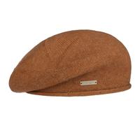Berretto Basco in Cachemire Lasuna by Seeberger marrone One Size