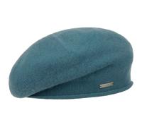 Berretto Basco in Cachemire Lasuna by Seeberger petrolio One Size