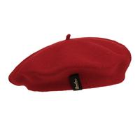 Berretto Basco in Lana by Borsalino rosso bordeaux One Size