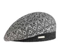 Berretto Basco in Lana Lucona by Seeberger grigio One Size