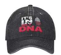 Berretto baseball uomo La Polonia è nel mio DNA Berretto baseball casual Estate Bandiera polacca Cappello camionista Visiera parasole Cappelli Hip Hop Uomo Donna Streetwear Cappellini baseball regalo