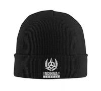 Berretto baseball uomo Mishima Zaibatsu Tekken Game Beanie Cappelli Cappello lavorato a maglia Esterno Copricapo Adulto Unisex Cappelli Design invernale Cappelli con cuffia strada Regalo regalo