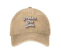 Berretto baseball uomo Proteggi le bambole Uomo Donna Berretti baseball Sostenitori LGBTQ Cappelli lavati in difficoltà Berretto Vintage Estate Vestibilità regolabile Cappello snapback regalo