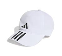 Adidas Unisex - Adulto 3-Stripes AEROREADY Running Training Baseball cap, White/Black/Black, M