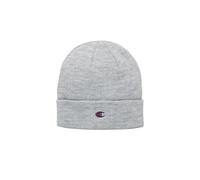 Champion Lifestyle Caps (806065) -Recycled Acrylic Knitted Yarn Embroiedered C-Logo Berretto, Grigio Melange (NOXM), Taglia Unica Unisex-Adulto