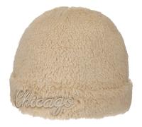 Berretto Beanie Faux Fur Bulls by Mitchell & Ness bianco crema One Size