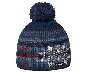 Berretto Beanie Ike Pon Pon by Eisbär blu scuro One Size