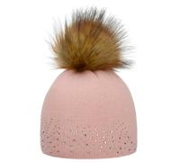 Berretto Beanie Nalin Lux Crystal by Eisbär rosa One Size