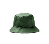 Berretto Bob Reversibile - Cappello stile pescatore esterno in nylon e interno in pile adatto per pioggia e freddo 60Ø, Verde, Taglia unica