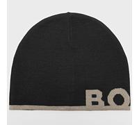 Berretto BOSS In Misto Lana Con Logo Uomo