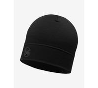Berretto Buff Lightweight Merino Wool Hat Solid Black nero
