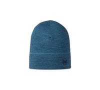 Berretto buff merino lightweight blu