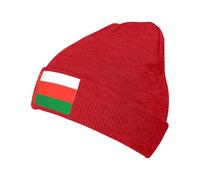 Berretto Caldo Maglificio Stampa Oman Bandiera Unisex Senza Tesa per Sci Corsa Ciclismo Sport Esterno Elastico Morbido Comodo Berretto Casual Maglia