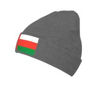 Berretto Caldo Maglificio Stampa Oman Bandiera Unisex Senza Tesa per Sci Corsa Ciclismo Sport Esterno Elastico Morbido Comodo Berretto Casual Maglia