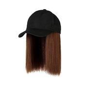 Berretto con Extension per Capelli da Donna Cap Parrucca sintetica Estensioni dei capelli Parrucche for capelli for donna Berretto da baseball Hip Hop regolabile in fibra ad alta temperatura Bob corto