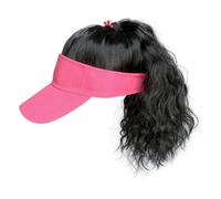 Berretto con Extension per Capelli da Donna Cuffia for parrucca da donna, Cuffia for parrucca da baseball, Cuffia for parrucca a coda di cavallo, Parrucche in fibra sintetica resistente al calore dall