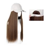 Berretto con Extension per Capelli da Donna Parrucca a cappello lungo e dritto Evidenzia parrucche for capelli Natural Connect Berretto da baseball sintetico Parrucca for capelli Parrucca for cappello