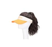 Berretto con Extension per Capelli da Donna Parrucche da donna, Cuffia for parrucca a coda di cavallo, Cuffia for parrucca con berretto da baseball, Parrucche in fibra sintetica resistente al calore d