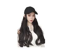 Berretto con Extension per Capelli da Donna Parrucche sintetiche for capelli ricci a onde lunghe naturali con berretto da baseball for cappello Connect Parrucca for cappello regolabile for ragazze Par