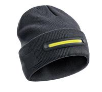 Berretto con Luce Cappelli in Maglia LED Caldi Ricaricabili Tipo-C 3 | Cappello Uomo con Luce Frontale Per Trekking Corsa Campeggio Pesca Camminata Lavoro Notte Tenda Giardino Outdoor Grigio scuro