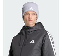 adidas Unisex - Adulto New Logo Beanie Cuff, Light Grey Heather/White, L