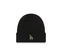 Berretto con polsini con badge metallico di New Era da uomo ~ LA Dodgers nero