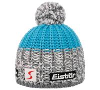 Eisbär Berretto con Pompon Refocus Skipool Beanie in Lana Invernale Taglia Unica - Blu-Grigio