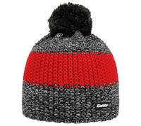Berretto con Pompon Styler by Eisbär grigio-rosso One Size