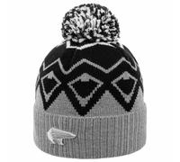 Berretto con Pompon Ziggy by Eisbär grigio-nero One Size