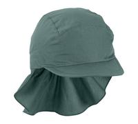 Sterntaler Schirmmütze m. Nackenschutz 1531430 Cappello Invernale, Dunkelgrün, 57 Unisex-Bimbi