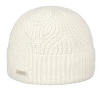 Berretto con Risvolto Merla Merino by Seeberger bianco One Size