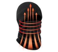 Berretto con sciarpa, protezione antivento, berretto invernale in pile termico lavorato a maglia con viso, morbido e caldo tessuto ispessito per climi freddi, ciclismo all'aperto, escursionismo, sci