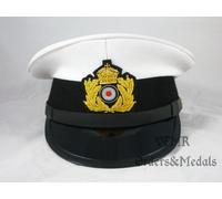 Berretto con visiera da comandante Kaiserliche Marine U-Boot (prima guerra...