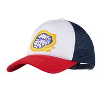 Berretto con visiera per bambini Buff Trucker Cap Colore: blu/bianco