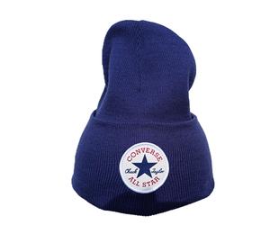 Berretto Converse Chuck Patch Cuff lavorato a maglia blu navy