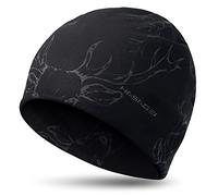 Berretto Corsa Berretto Sportivo Caldo Berretto Ciclismo Uomo Donna Antivento Traspirante Antistatico Beanie Cappelli Stagione Fredda Cappellino Running per Sci Ciclismo Danza Allenamento (Cervo)