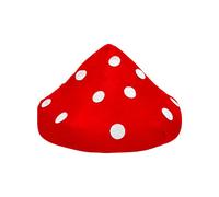 Berretto corto in peluche a forma di con pois, accessorio elegante per cappello