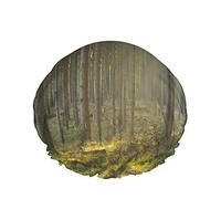 Berretto da a foresta di abete rosso Cappello da bagno idrorepellente Riutilizzabile Poliestere elastico durevole per uomo Donna 4,3x10,6 pollici